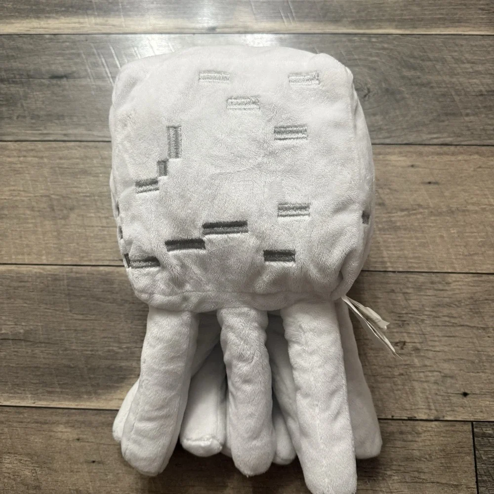 Minecraft GHAST White Mob Cube Plush Stuffed Character Mojang 2021 Jay Franco - Picture 13 of 15